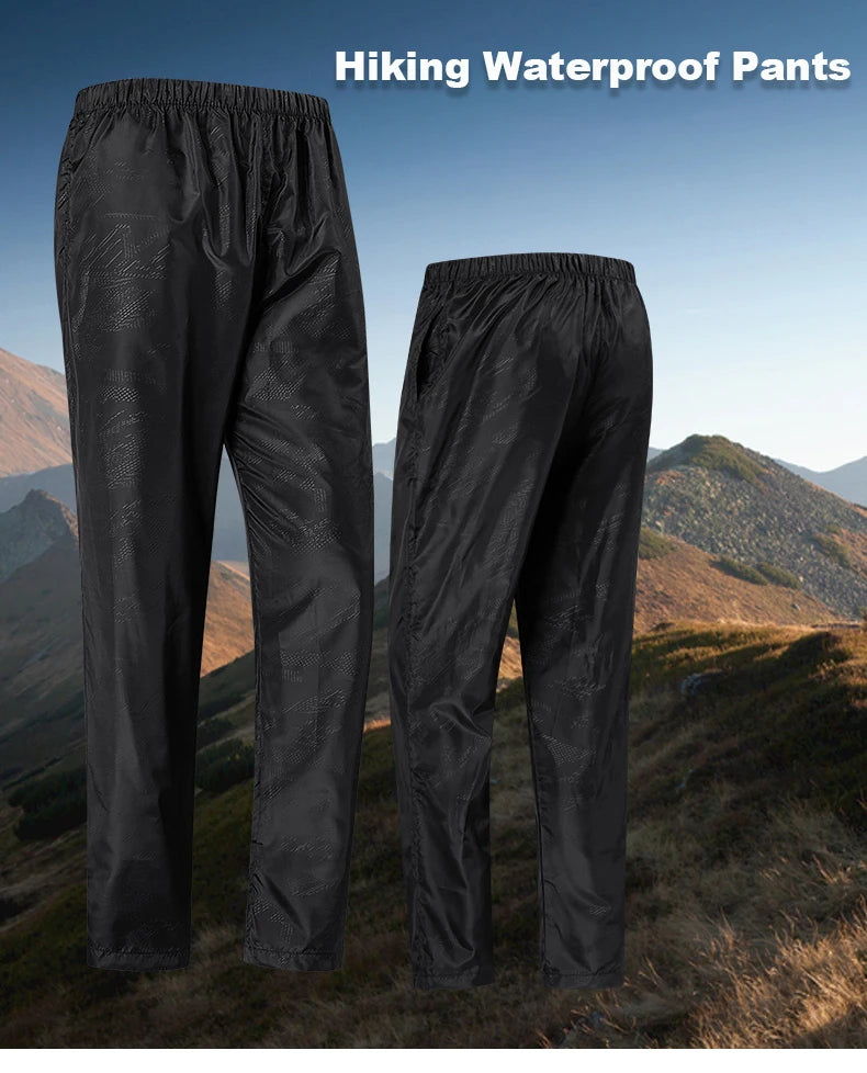 LNGXO Waterproof Hiking Pants Unisex Camping Trekking